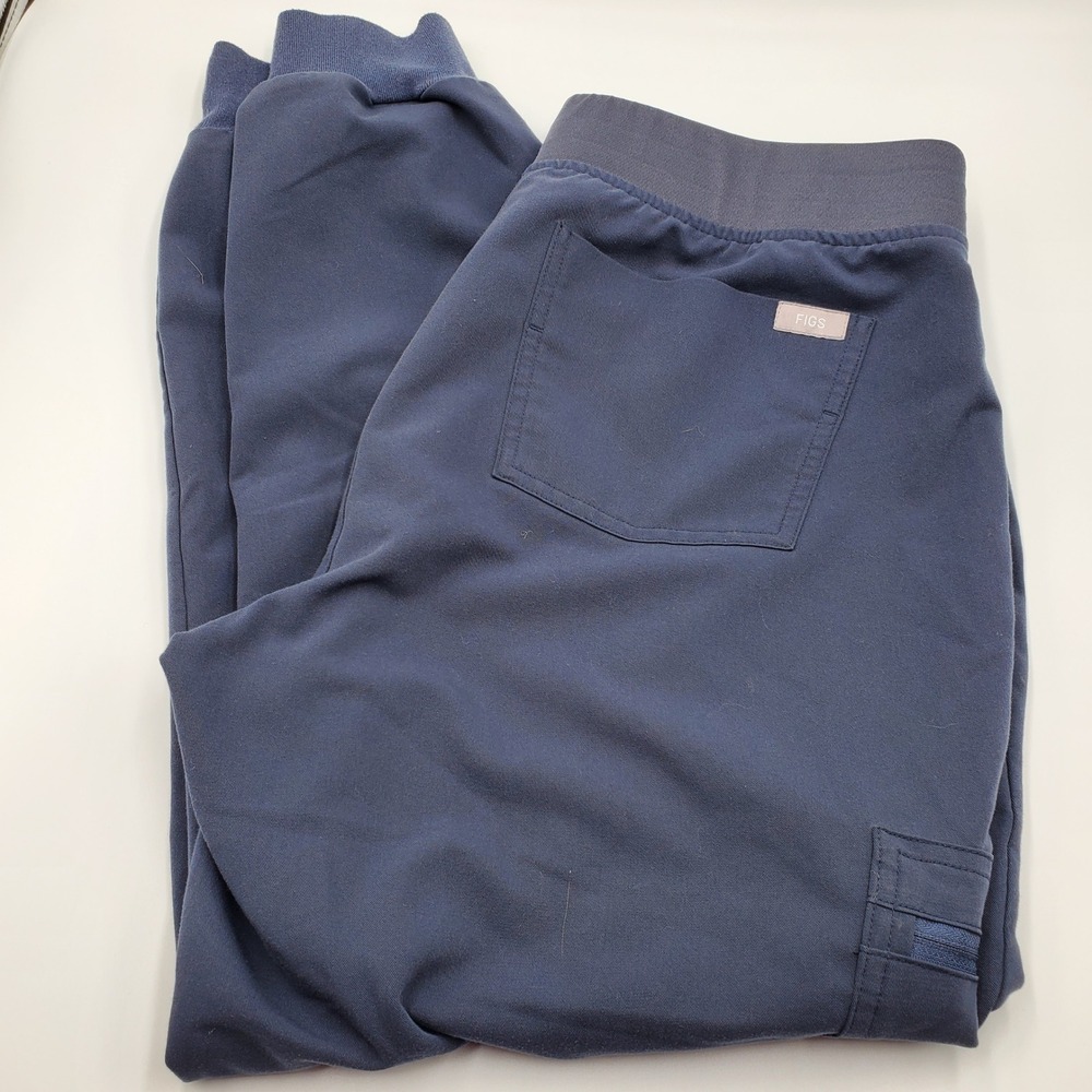 FIGS Zamora Technical Collection Navy Jogger Scrub Womens Medium Petite M/P